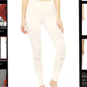 Alo Yoga High Waisted Moto Glossy Leggings M